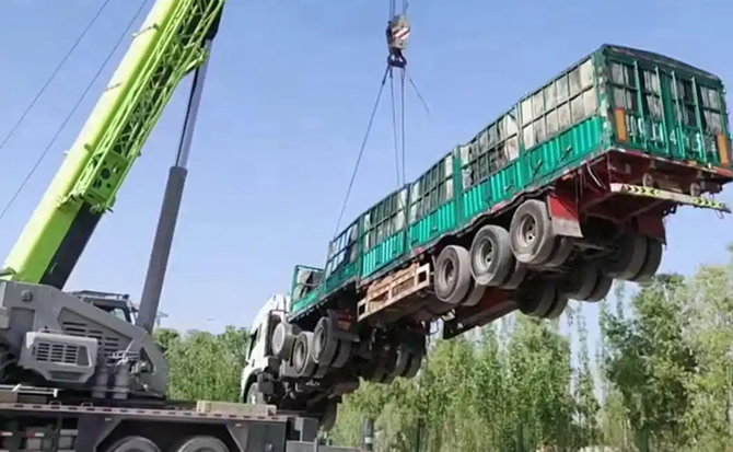 永福道路脱困救援案例